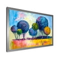 thumbnail image 2 of Designart 'Autumn Colorful Fantasy Trees III' Modern Framed Art Print, 2 of 4