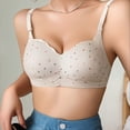 thumbnail image 2 of Brasier sin Varillas Mujer Sujetador Triple Fruncido, Fino, Cómodo, Transpirable y A Juego para Mujer Extra Grande, 2 of 8