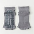 thumbnail image 6 of Huhudde Women's Nonslip Split Toe Workout Socks Elastic Cuffs Antiskid Design Quick Dry Cotton Ankle Socks for Ballet Training, 6 of 20