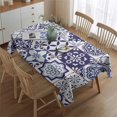 thumbnail image 2 of Rectangle Waterproof Tablecloth 60×84 Inch, Splicing Plaid Pattern Reusable Indoor/Outdoor Durable Table Cover for Party Kitchen Dinner Room Decor, 2 of 5