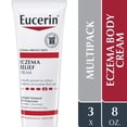 thumbnail image 3 of Loción corporal Cream Eucerin Eczema Relief para todo el cuerpo, 240 ml (paquete de 3), 3 of 4