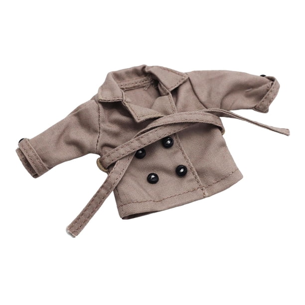 Chaqueta de muñeca Yotijar Cortavientos de muñeca BJD 1/12 Regalos D gris
