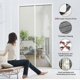thumbnail image 2 of Magnetic Mosquito Net Door Curtain for Hallway, Patio, and Doorway, White, 80 x 210 cm, 2 of 3