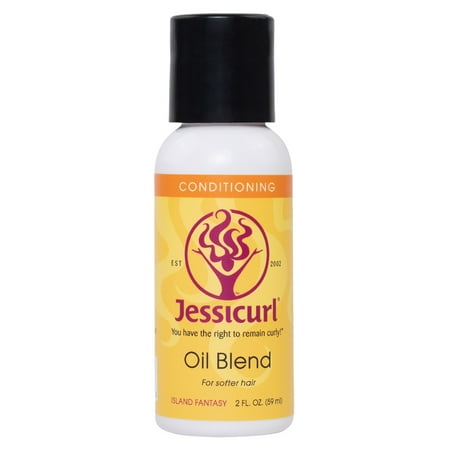 Jessicurl Oil Blend, Island Fantasy 2 fl oz. Add Softness and Shine to Any Hair and Curl Type