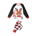 thumbnail image 4 of Mialoley Tenue de Noël Parent-Enfant, Pyjama à Manches Longues Imprimé, 4 of 10