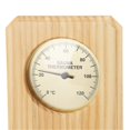 thumbnail image 3 of Thermomètre hygromètre pour sauna en bois, plaque dorée, 0 à 120 °C, 0 à 100 °C, pour l'intérieur et la famille, 3 of 4