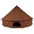 thumbnail image 3 of WHITEDUCK Regatta Canvas Bell Tent - w/StoveJack, Waterproof, 4 Season Luxury Camping and Glamping Yurt Tent Outdoor (13' (4M), Water Repellent, Desert Red), 3 of 6