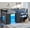 Black, variant on Toogaho Twin Size Low Loft Bed with Desk & 7 Storage Drawers & LED Lights,Metal Loft Bed Frame with 13.7"H Safety Guardrail & Inclined Ladder and Under-Bed Play Space,No Box Spring Needed,Black