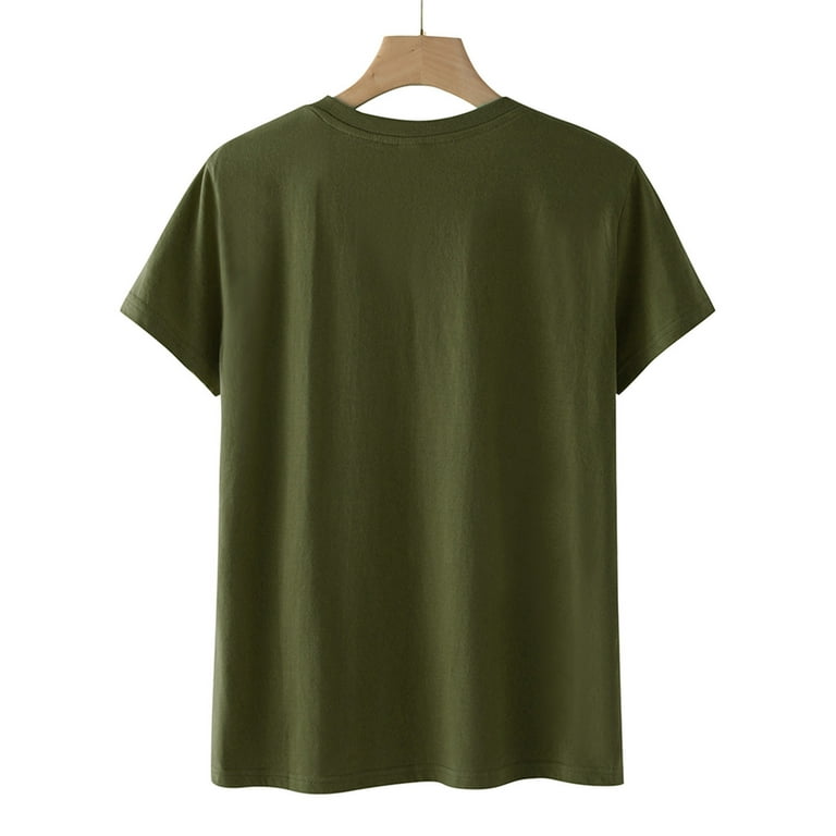 hunter green t shirt walmart