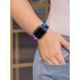 thumbnail image 7 of WIRESTER Apple Watch Sport Edition 38mm Apple Watch Band - Celestial Blue Purple Galaxy, 7 of 7