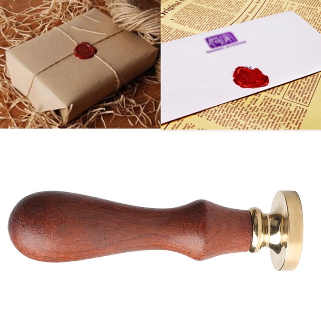 Sello de Cera, De Madera Europa, Kit de Sello de Cera Con Apariencia Compacta para Documentos, Identificación personal