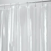 FEELGLAD PEVA 3G Bathroom Shower Curtain Liner, Mold and Mildew Resistant, Waterproof Anti-bacterial, Odorless, No Chemical Odor, 12 Metal Eyelet, And Eco-Friendly for Bath, 72(Clear Transparent)