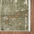 thumbnail image 3 of Abani Savoy 5x8 Green Contemporary Abstract Area Rug Power-Loomed, 3 of 8