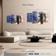thumbnail image 4 of Elephant Stock Buddha In Contemplation Wall Art - Horizontal Multi Panel Canvas - Living Room Wall Decor - Religion And Spirituality Multi Panel - Blue And Beige Decor - 52" x 32", 4 of 8