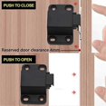 thumbnail image 3 of Self Closing Push Door Latches Hardware Kitchen Cabinet Push Latches Drawer Locks Push Pull Tips on., 3 of 5