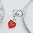 thumbnail image 6 of Osdhezcn Simple Crystal Heart Bowknot Keychain Pendant Keyring Ornament Key Holder, 6 of 12