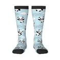 thumbnail image 2 of Picia Women Crew Soft Moisture-wicking Socks Cute Panda Bear Pattern Design Cotton Socks, One Size fit All, 2 of 9