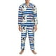 thumbnail image 3 of Balery Bulldog Friend Pijama para Hombre de Dos Piezas con Manga Larga, Conjunto de Dormir y Descanso Suave con Bolsillos-X-Large, 3 of 7