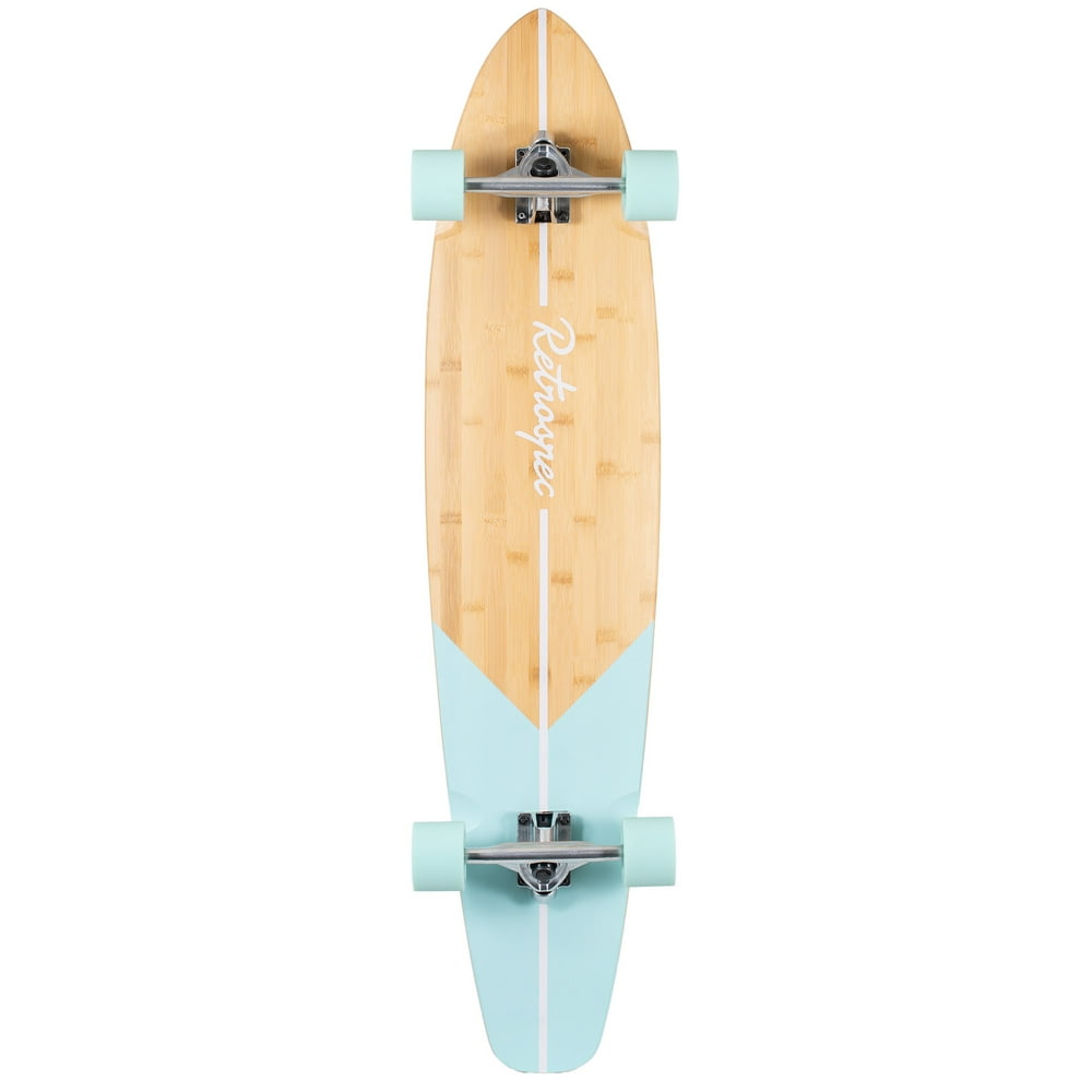 Retrospec Zed Bamboo Longboard Skateboard Complete Cruiser Walmart