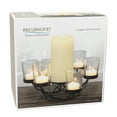 thumbnail image 2 of Briarwood Black Metal Votive Candelabra with Pillar Candle Holder, Decorative Candle Centerpiece, Elegant Candle Holders, Centerpiece for Weddings, Parties, Dining Table, and Mantel, 2 of 4