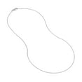 thumbnail image 2 of 14K White Gold Women's 16" 1.05mm Diamond Cut Open Cable Chain Necklace with 030 Gauge and Lobster Lock Quality Tag, 2 of 4