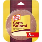Kraft Oscar Mayer Round Sliced Cotto Salami, 8 Ounce -- 12 per case.