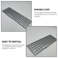 thumbnail image 4 of Matsuzay Teclados de marco negro con retroiluminación, teclado de teclado de escritura fluido plateado, reemplazo de teclados para Vivobook X512, Juegos de teclado y mouse para computadora, 4 of 6
