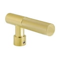 thumbnail image 5 of Kingston Brass KTKNLD2 Universal Front or Side Mount Toilet Tank Lever with Knurled Handle in Polished Brass, 5 of 5