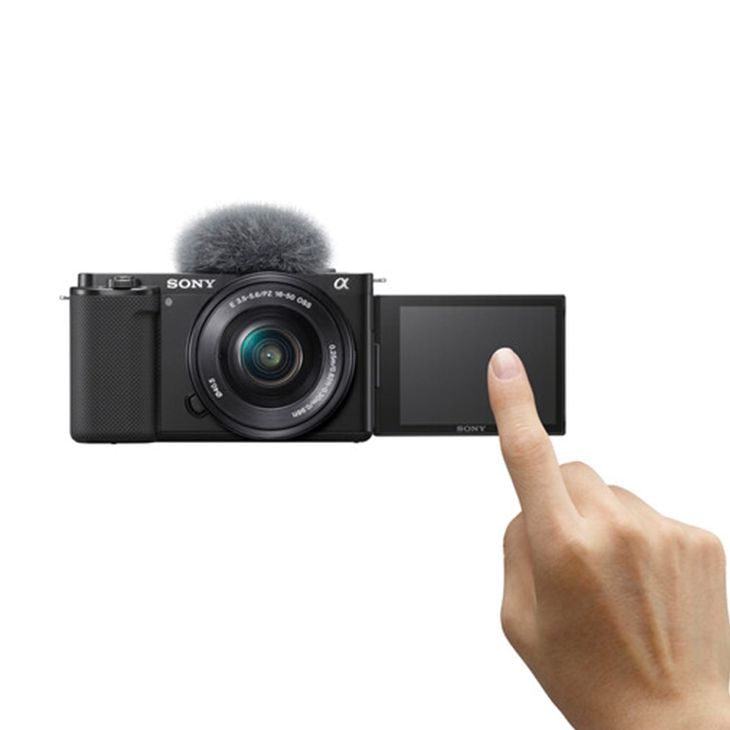 Sony Alpha ZV-E10 Vlog Camera, 16-50mm Lens, 128GB Card, ZeeTech
