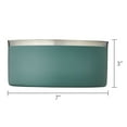 thumbnail image 5 of Vibrant Life Medium Stainless Steel Double Wall Dog Bowl, Green, 5 of 6