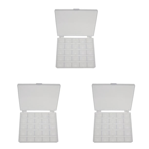 Naiovety 25 Slots Sewing Machine Transparent Bobbins Dustproof Thread Spools Reels Empty Reusable Holder Case Storage Organizer Box Type1 NO1 Naiovety CBP107149