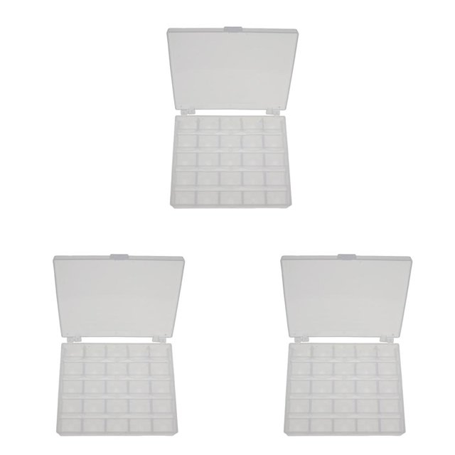 Caja de Almacenamiento de Bobinas Inteprter Transparente 25 Slots