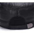 thumbnail image 6 of CoCopeaunts Men's Winter Baseball Cap PU Leather Warm Peaked Hat with Fold Earmuffs Casual Classic Outdoor Travel Dad Hat, 6 of 6