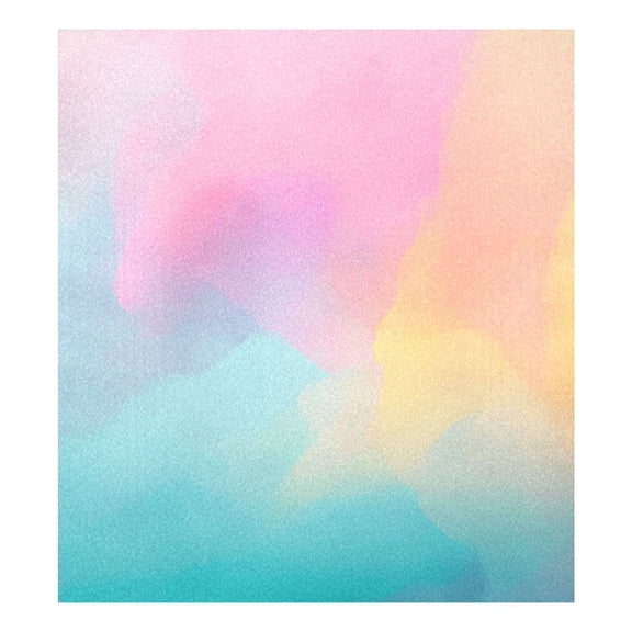 IAUYY Magnetic decorative sticker - 23x26 Inch PVC Refrigerator Decorative Cover, Removable DIY Art for Kitchen Appliances Rainbow-colored and Shining