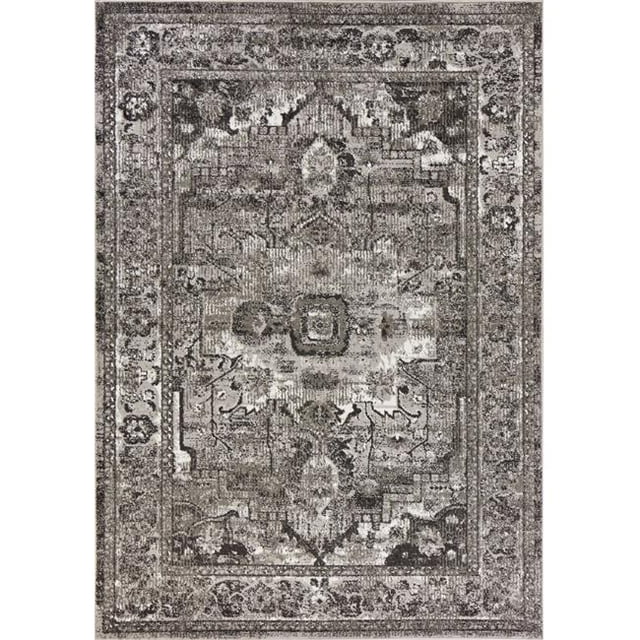 Tapis en Polypropelène Gris de 63 X 91 Po