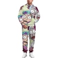 thumbnail image 3 of Rick And Morty Unisex Adult Sweatsuits Hoodie & Sweatpants Long Sleeve Hooded Sweatshirt Matching Joggers Tracksuit Sets XL, 3 of 9