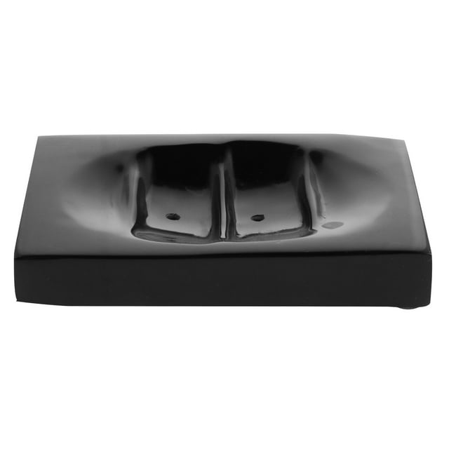 EeaseCA Porte-Savon pour Toilettes et Salle de Bain, Plateau en Résine, Boîte de Rangement pour Douche