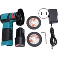 thumbnail image 5 of 12V Brushless Angle Grinder Multifunctional Rechargeable Handheld Polisher Electric Cutting Grinding Tool US Plug AC 100-240V for Metal Wood DIY Projects (US Plug 1 Battery), 5 of 9