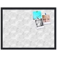 thumbnail image 2 of PinPix 27x20 Custom Cork Bulletin Board Sketch Circles Grey Poster Board Has a Fabric Style Canvas Finish, Framed in Sketch Circles Grey, by ArtToFrames (PinPix-1924), 2 of 6