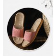 thumbnail image 3 of Flax Tatami Slippers No Slip Indoor Slippers Open Toe, 3 of 6