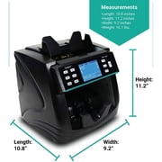 Kolibri Bank Grade Counterfeit Detector North American Cash Money Counter