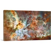 ARTCANVAS Hubble Telescope Star Birth Carina Nebula Canvas Art Print - Size: 26" x 18" (0.75" Deep)