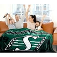 thumbnail image 2 of CFL Saskatchewan Roughriders Family Blanket, 62" x 90", 2 of 4