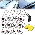 thumbnail image 1 of HUGFEGWE Windshield Wiper Arm Pressure Spring Booster,Windshield Wiper Spring Pressure Booster,Windshield Wiper Helper Springs,Car Windshield Wipers Replacement Kit,Enhance Wiper Performance (12pcs), 1 of 7