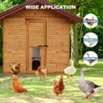 thumbnail image 3 of Automatic Chicken Coop Door Life Basis Solar Powered Chicken Door Aluminum Coop Door Opener for Poultry with Remote Control, 3 of 8