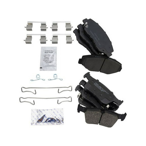 Brake Pad Set 2 Piece - Compatible with 2017 - 2019 Honda Civic 2018