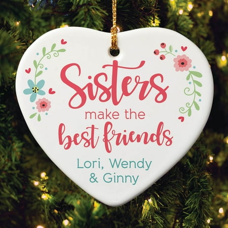 Sisters Make the Best Friends Personalized