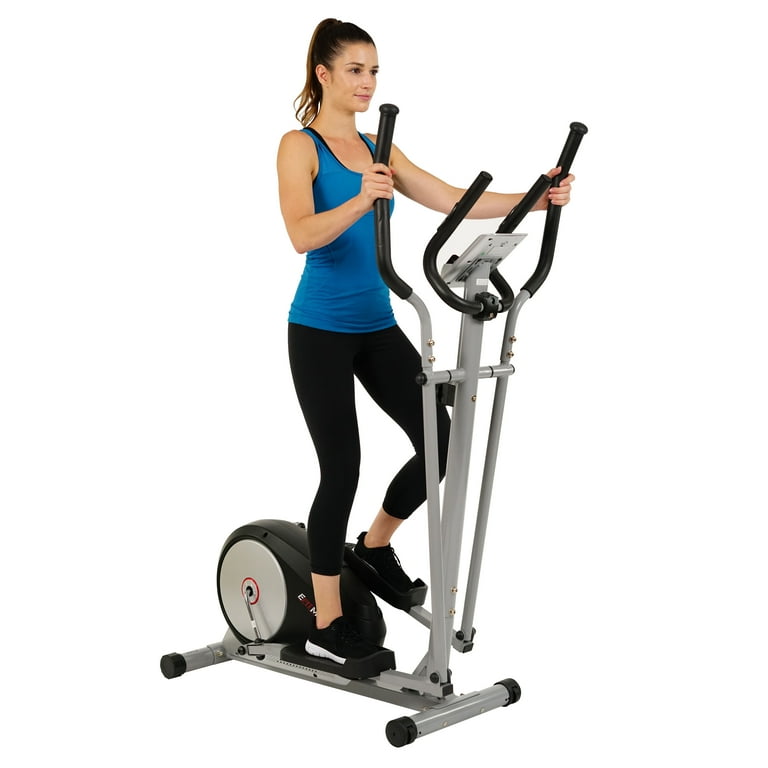 EFITMENT Compact Magnetic Elliptical Trainer E006 with LCD Monitor