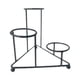 thumbnail image 1 of Soporte de bola de cristal, soporte de exhibición de esfera de metal, asiento, accesorios para fotos, base resistente Negro, 1 of 9