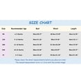 thumbnail image 3 of HJYCHN Girls Dresses Striped Top Party Gown with Layered Skirt and Large Bow for Kids Dress 2-3 Years, 3 of 9